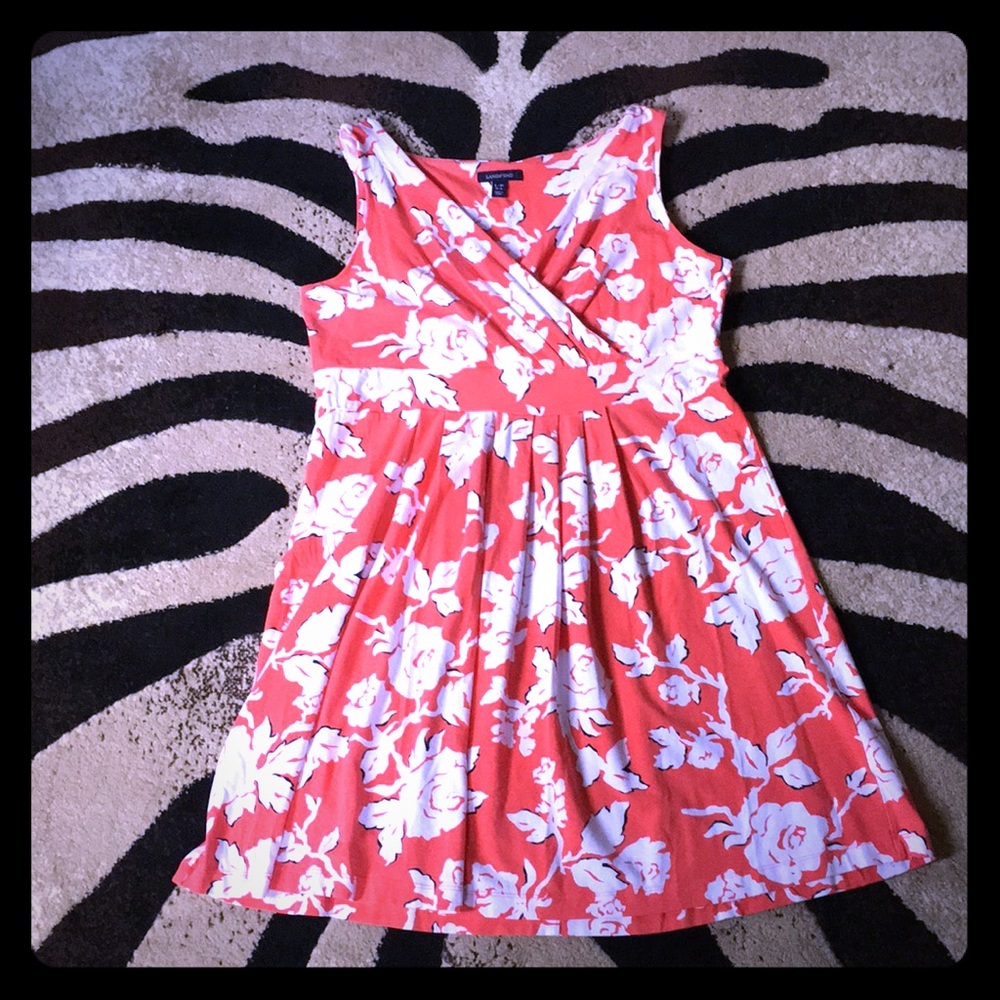 Lands End Fit n Flare Dress
